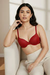 Zivame Push-Up Wired Medium Coverage T-Shirt Bra - Sundried Tomato — thumbnail 1